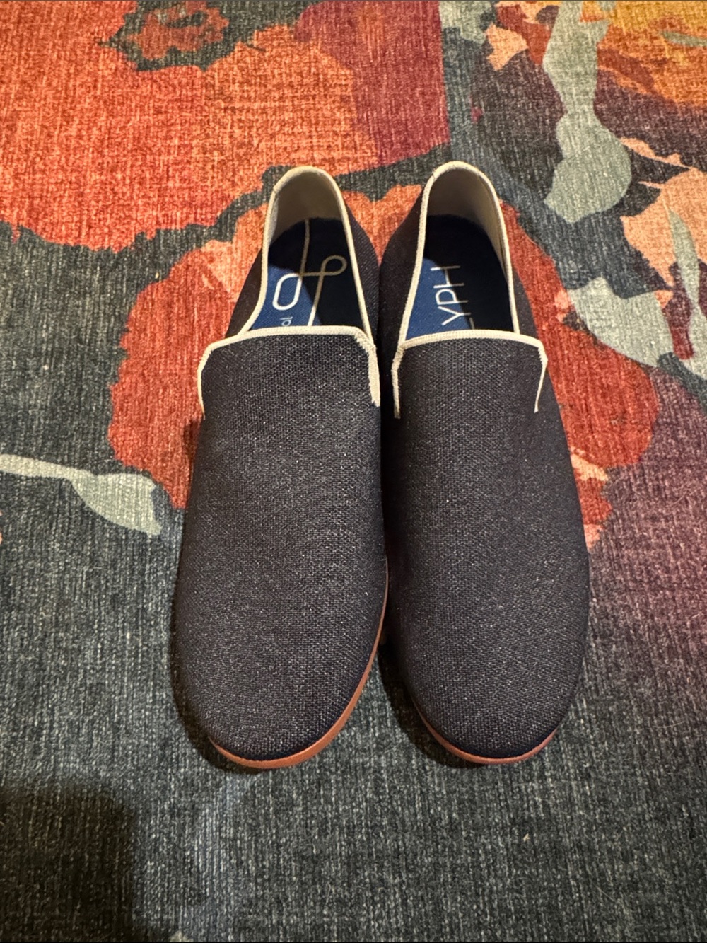 Almost New Glyph Men’s knit loafers Marlin Blue Sz 10 fits 9-9.5